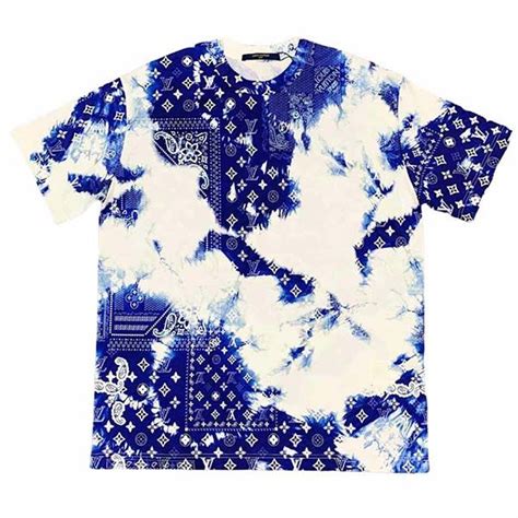 louis vuitton monogram bandana printed t-shirt